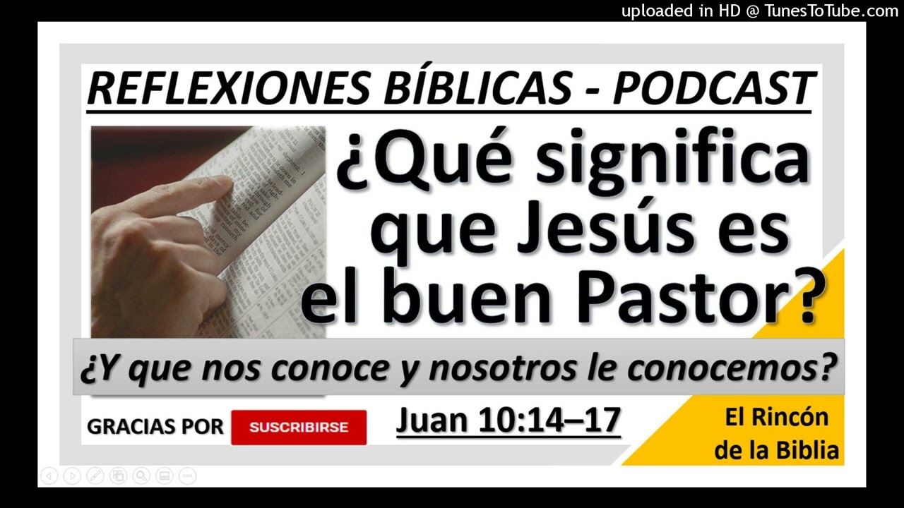 ¿Qué significa realmente que Jesús es el Buen Pastor? Y que nos conoce y nosotros a Él? - Podcast