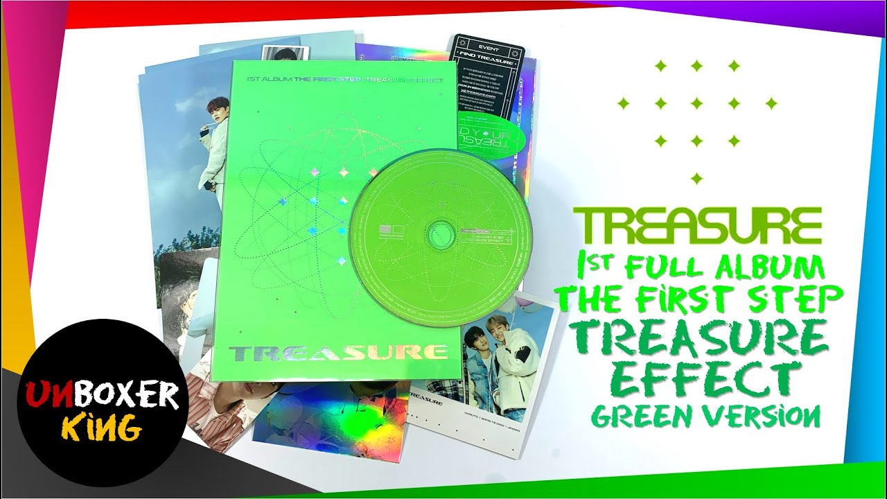 TREASURE 트레저 || THE FIRST STEP: TREASURE EFFECT || GREEN VERSION || KPOP ALBUM UNBOXING