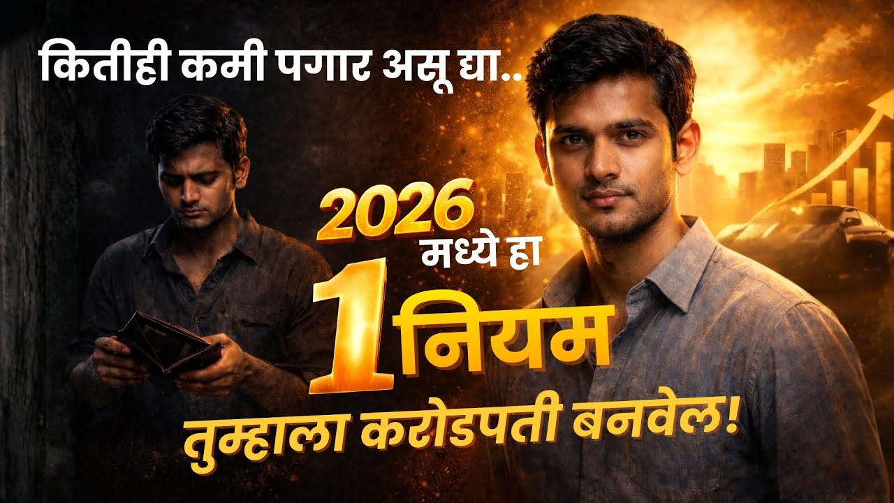कमी पगारात श्रीमंत होण्यासाठी १ नियम | 50-30-20 Rule To Become Financially Free | ShahanPan