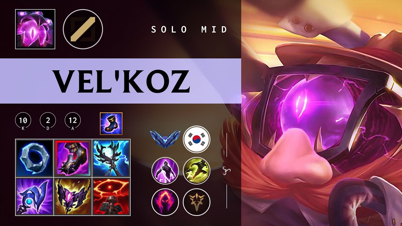 Vel'Koz Mid vs Sylas - KR Diamond Patch 26.03