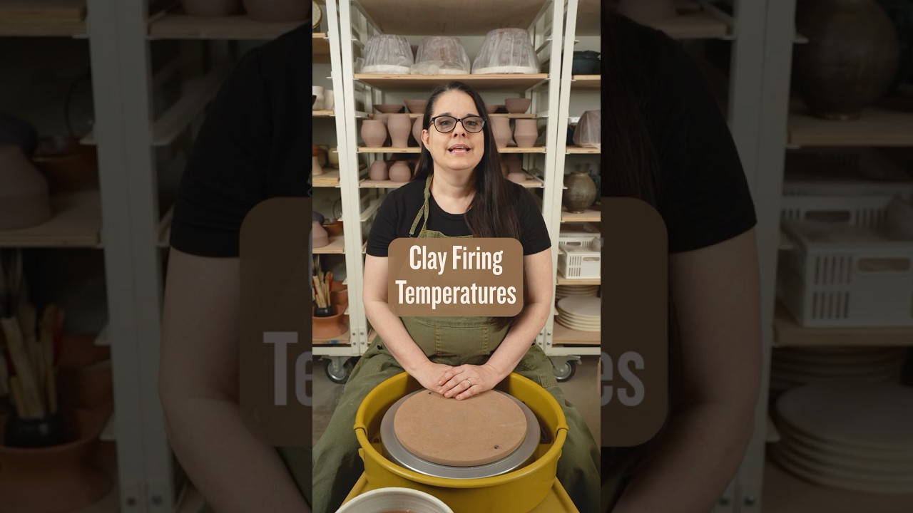 Clay Firing Temperatures #ceramic #creativeclayideas #pottery #potterytutorial #ceramicart #howto
