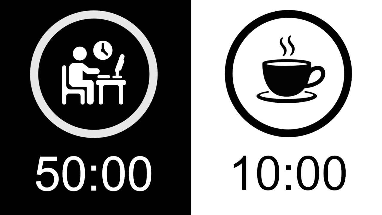 50/10 Pomodoro Timer with White Noise 🎧 6-Hour Study with Me for Deep Focus & ADHD ✨