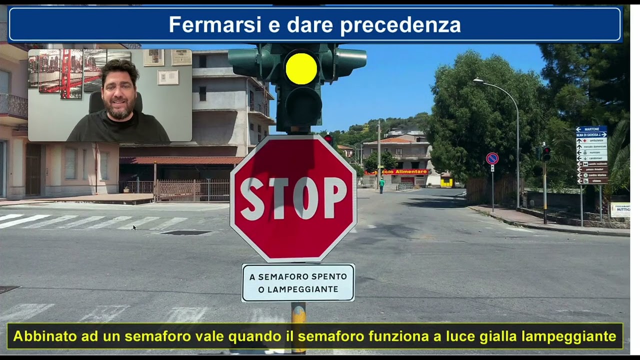 Fermarsi e dare precedenza stop