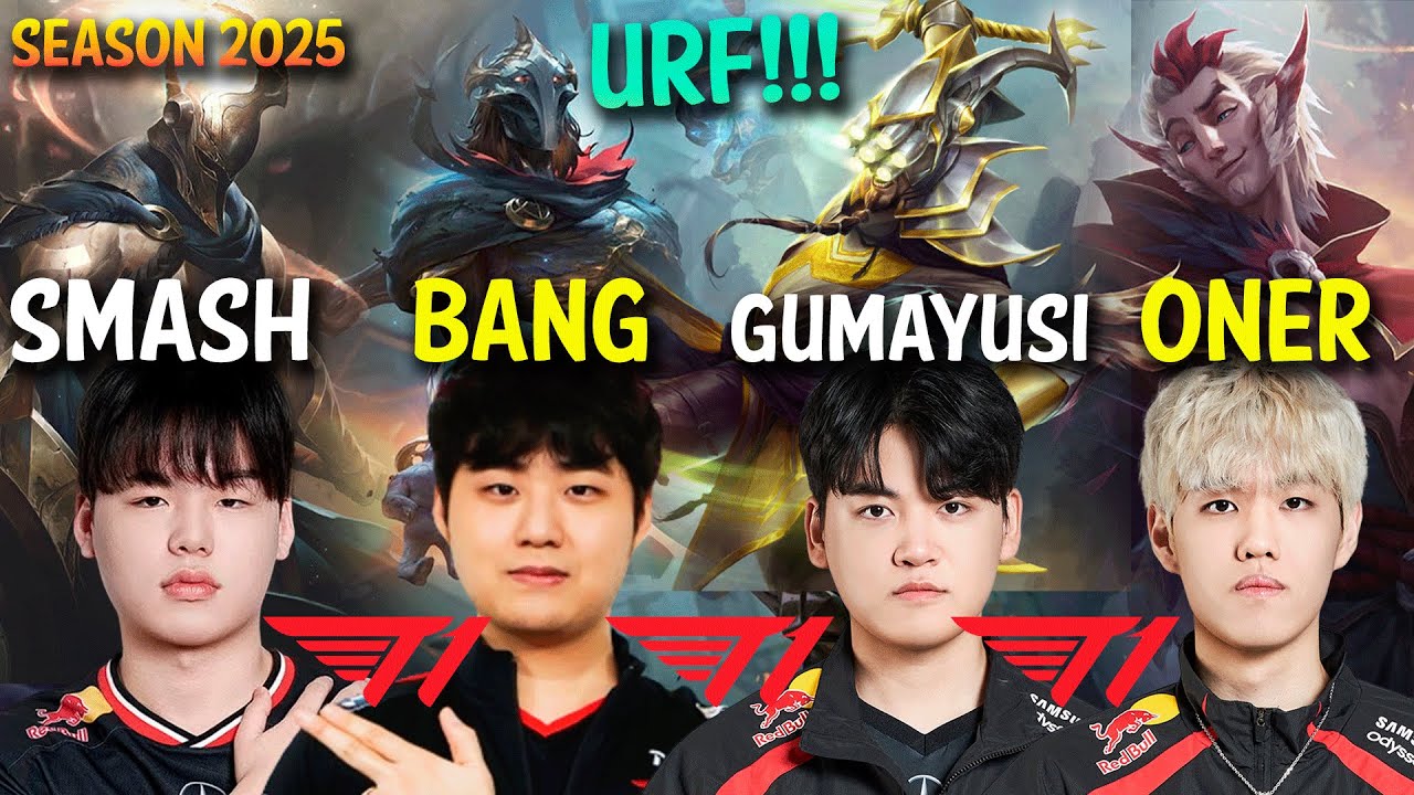 Smash, Gumayusi, Bang, Oner in URF GAME - Patch 15.3 KR URF | lolrec