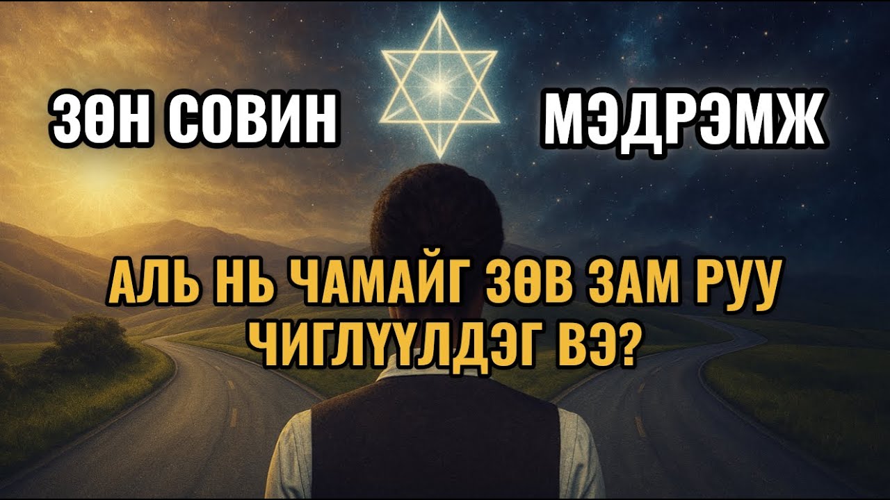 Зөн совиндоо итгэх нь зөв үү? эсвэл Мэдрэмжээ дагах нь зөв үү?
