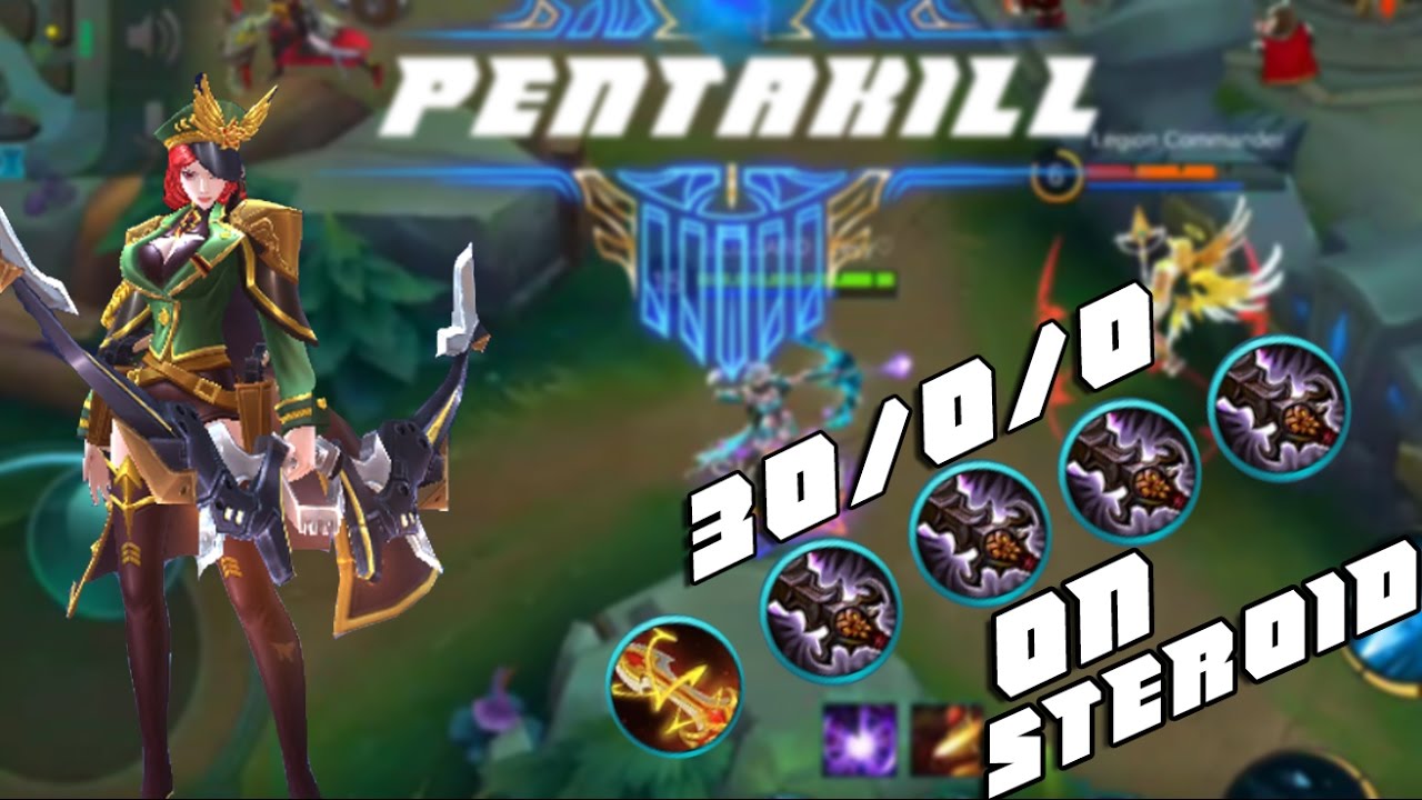 Mobile Legends: MIYA 30/0/0 + PENTAKILL ON STEROIDS