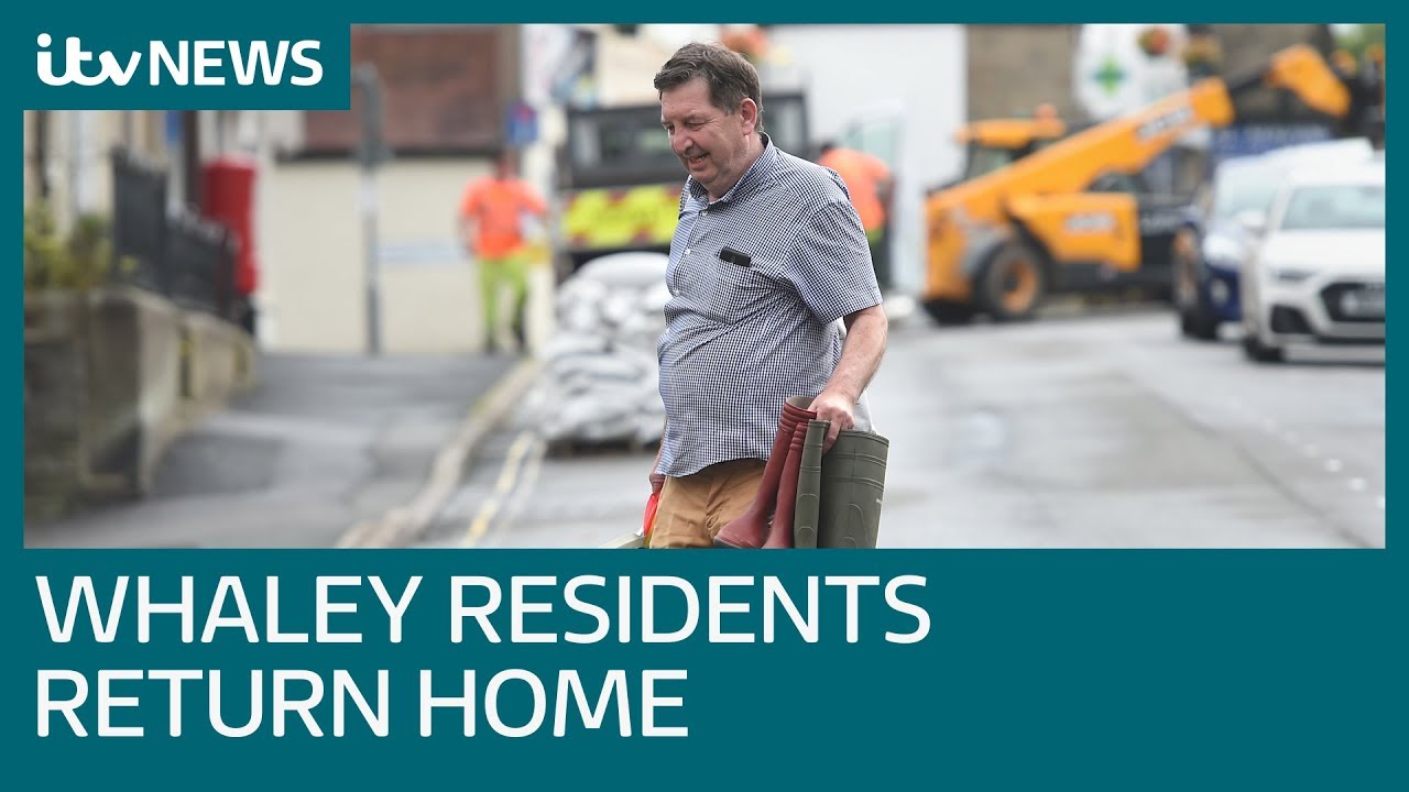 Hundreds of Whaley Bridge residents return home | ITV News