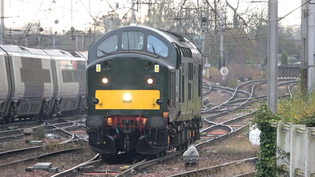 Carlisle Train Variety on Halloween - without ghosts! A 37 visits on its journey north 31 Oct 24