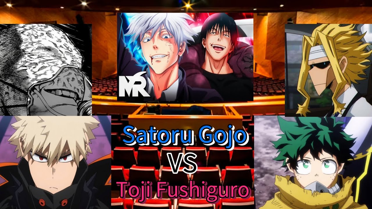 Boku no Hero viendo universos |Capítulo 1| |Satoru Gojo VS Toji Fushiguro|
