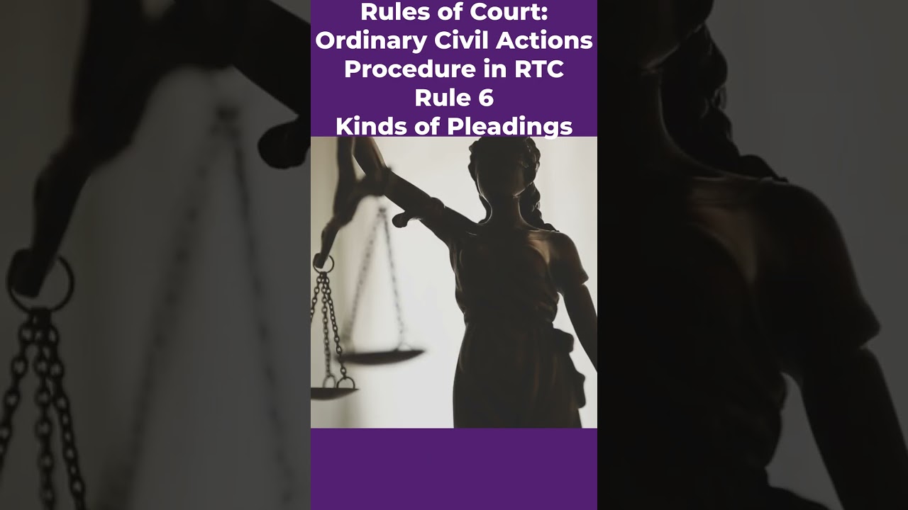 2019 Amendments to the 1997 Rules of Civil Procedures: Rule 6