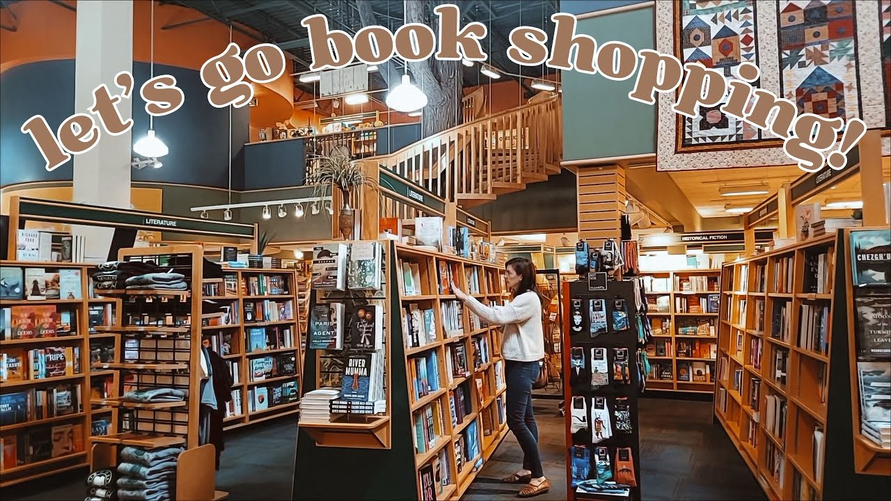 come BOOK SHOPPING with me! plus book haul and mini unhaul