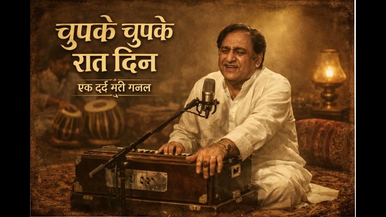 Chupke Chupke Raat Din | Old Mehfil Style Ghazal | Heart Touching Urdu Ghazal 2026