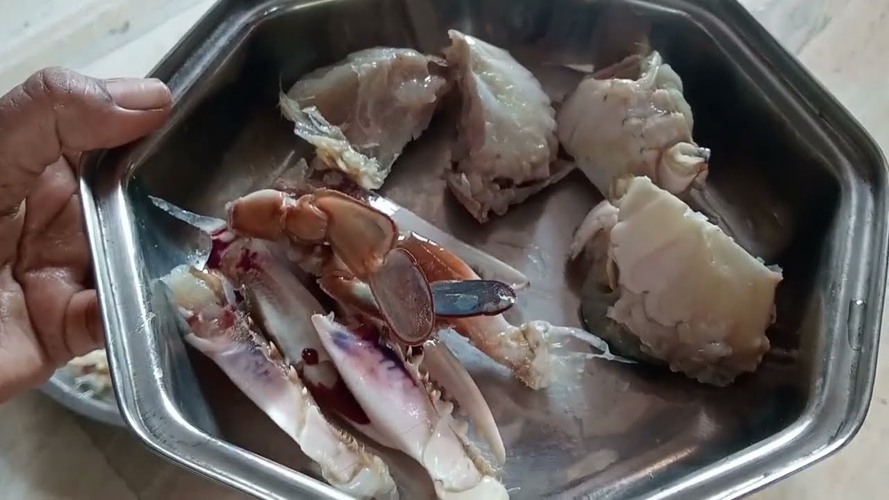How to Clean Crab before cooking at home | clean crab for cooking #crabrecipe #crabfry