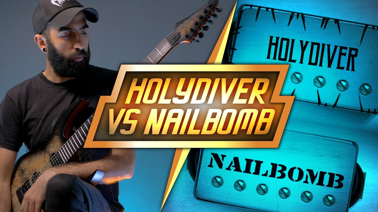 Bare Knuckle Nailbomb vs Holydiver Demo & Comparison w/ Solar Guitar | Bridge Pickup Shootout