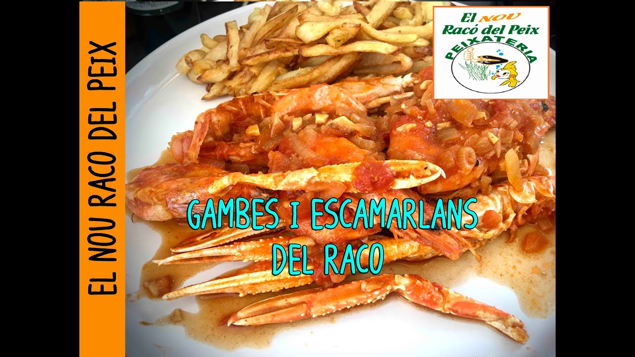 Gambes i Escamarlans del Racó amb Salsa De Tomàquet | 💯🔝🐠🐟Recepta!