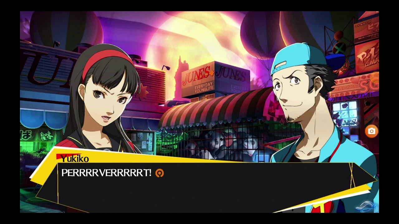 Yukiko Amagi Yelling 