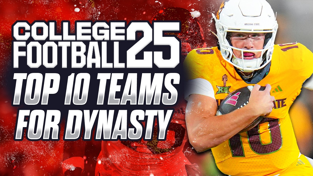 Top 10 Dynasty Teams in College Football 25