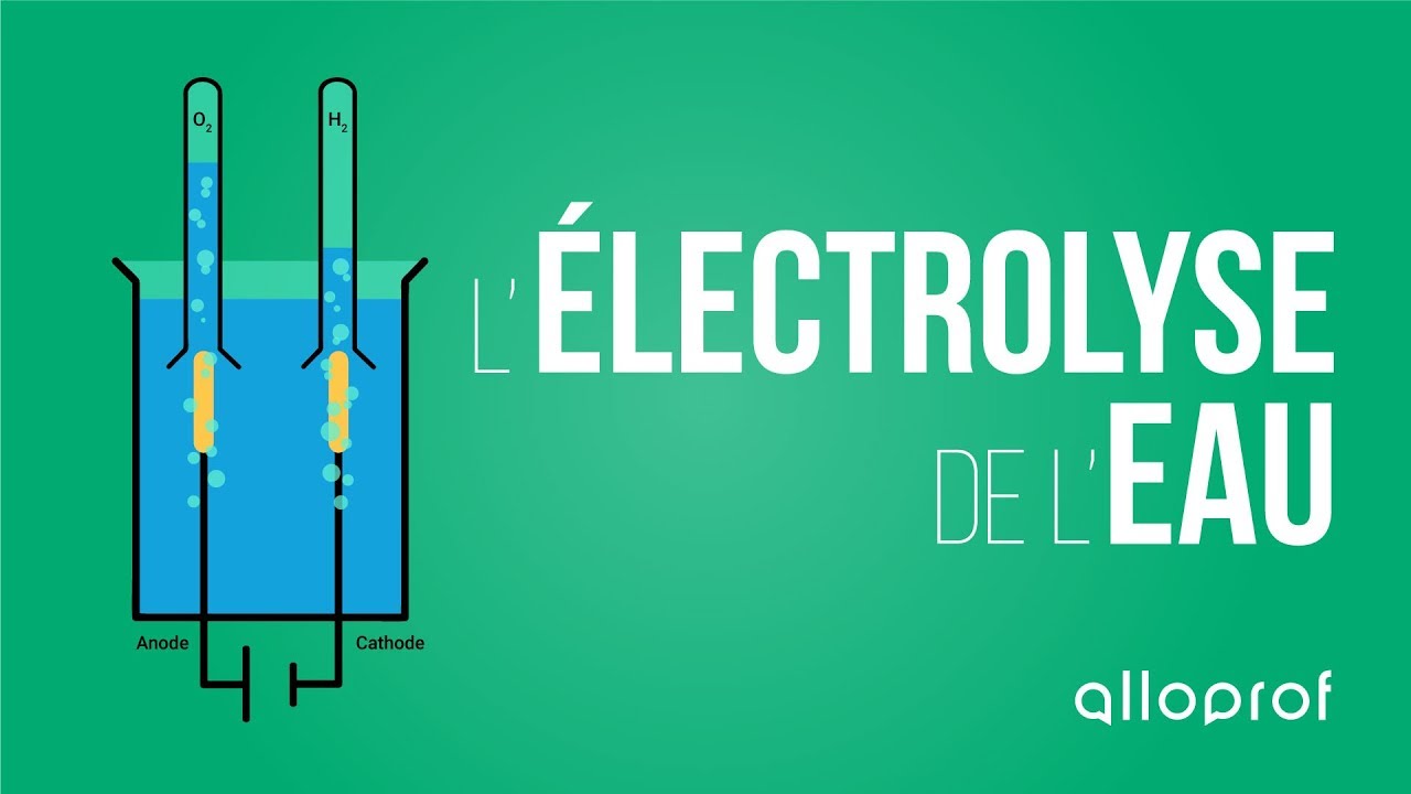 L'électrolyse de l'eau | Sciences | Alloprof