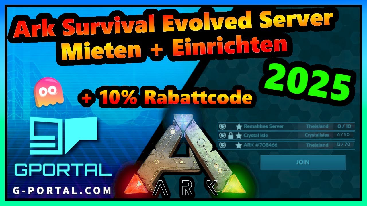 Ark Survival Evolved Server Mieten + Einrichten | Gportal 2025 | + Rabattcode