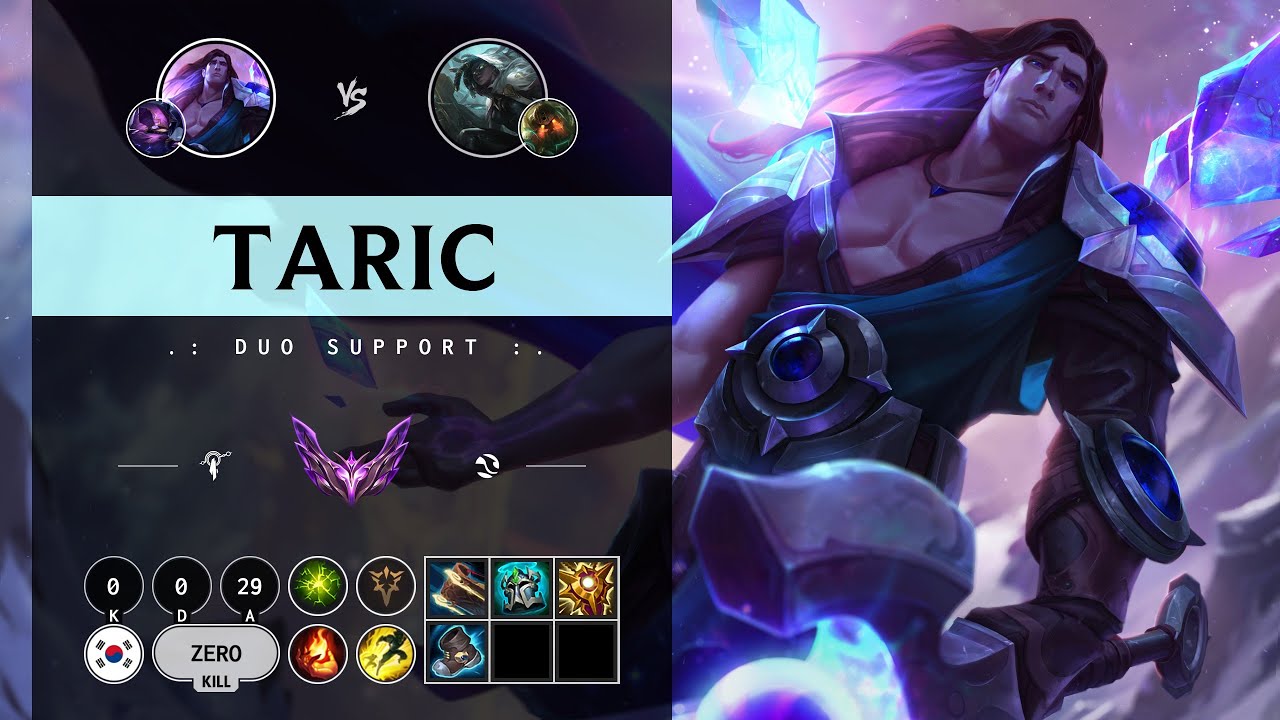 Taric Support vs Senna - KR Master Patch 14.9