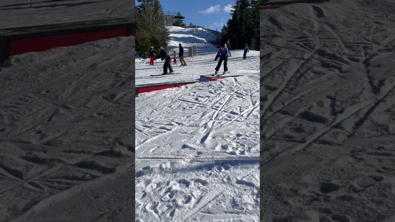 Nice swap on the box #skiing #sundayriver