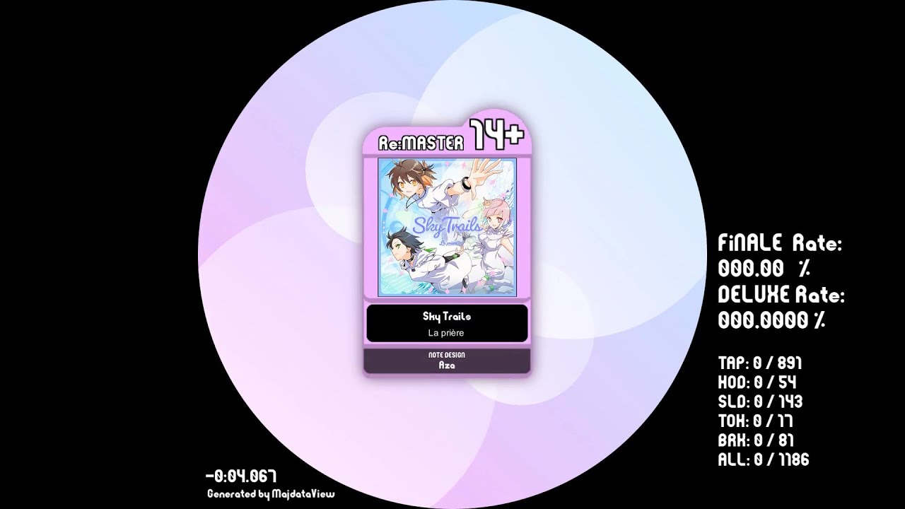 [ 本物 14+ ] Sky Trails [ maimai 創作譜面 Re:MASTER 14+ DX ]