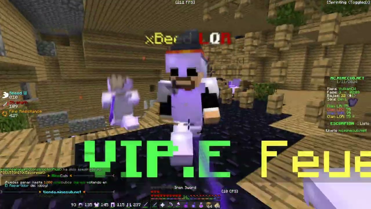 LQR 4 clanwars en 1 video w/voces | MINECUB