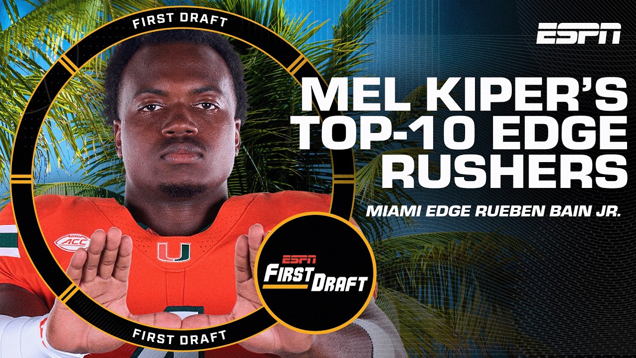 😤THE TOP-10 EDGE RUSHERS of 2026 NFL Draft😤 w/Mel Kiper & Field Yates! | First Draft🏈