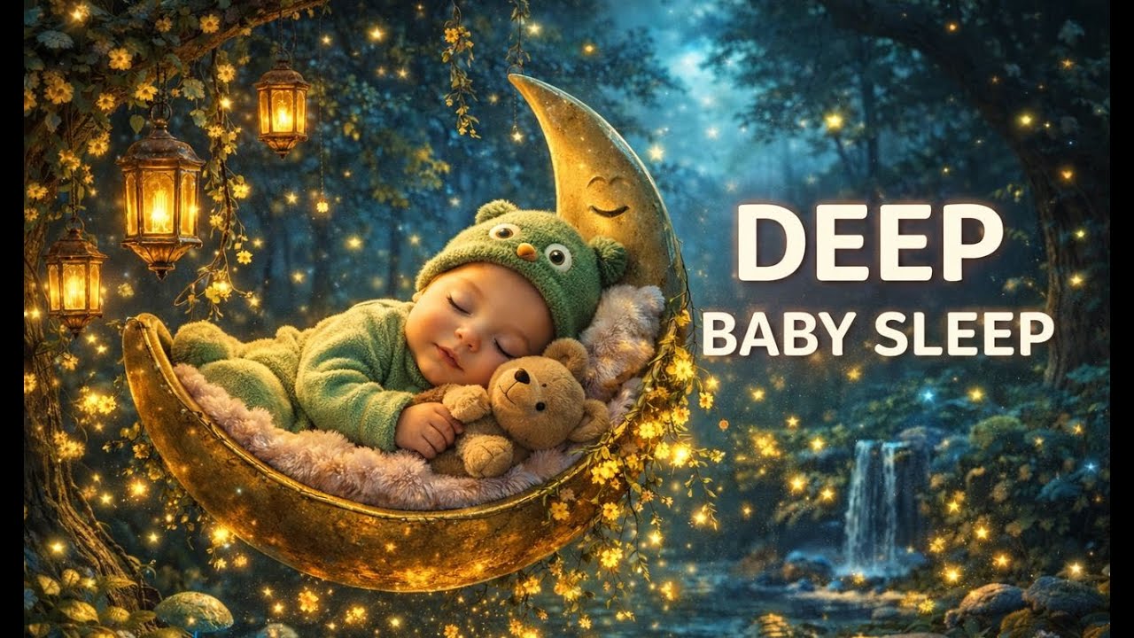 Deep Baby Sleep 🌙 Gentle Lullaby Music All Night