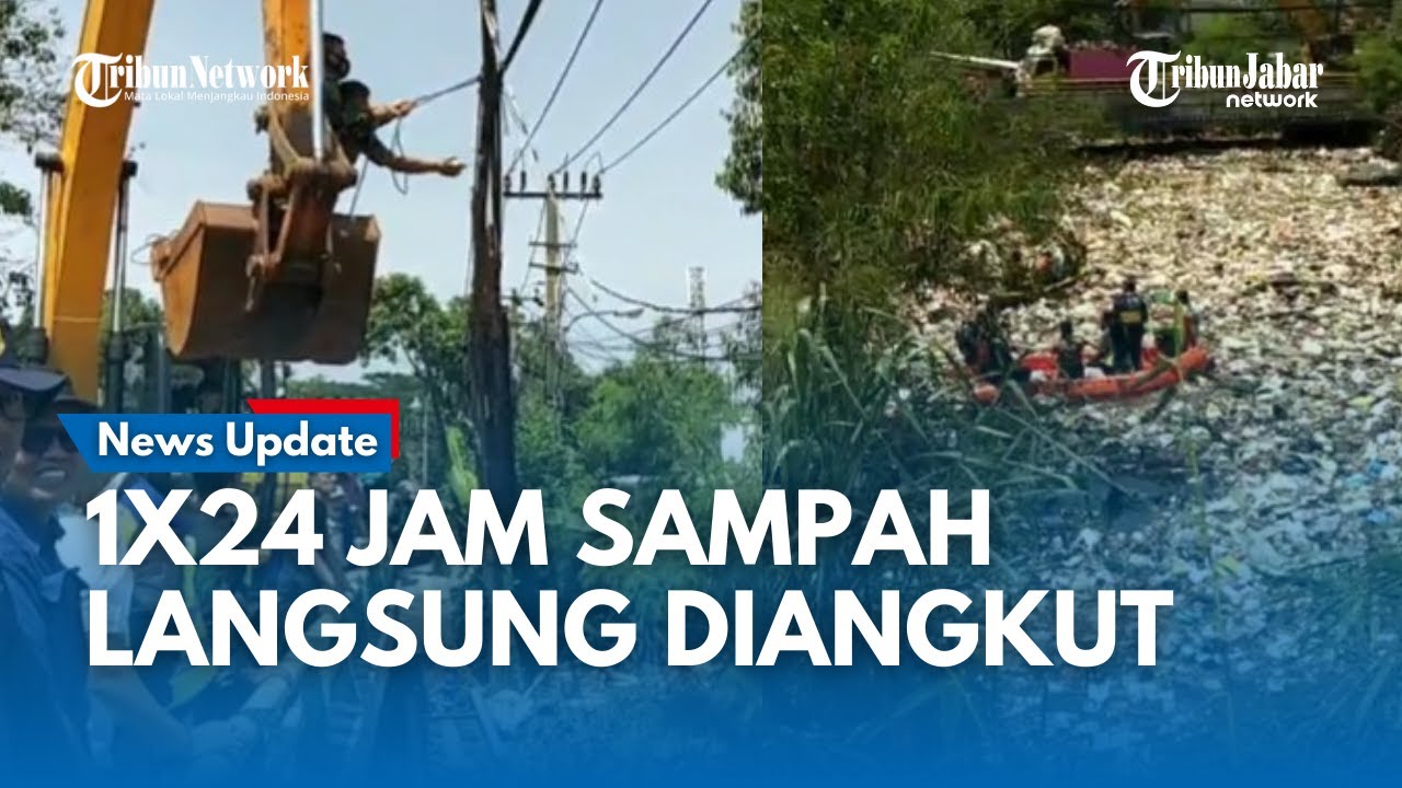 Gubernur Jabar Dedi Mulyadi Apresiasi Pengangkutan Sampah di Sungai Cikapundung Langsung Diangkut