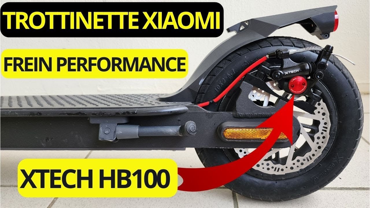 TUTO MONTAGE FREIN HAUTE PERFORMANCE 45 KM/H ÉTRIER XTECH ZOOM HB 100 TROTTINETTE ÉLECTRIQUE XIAOMI