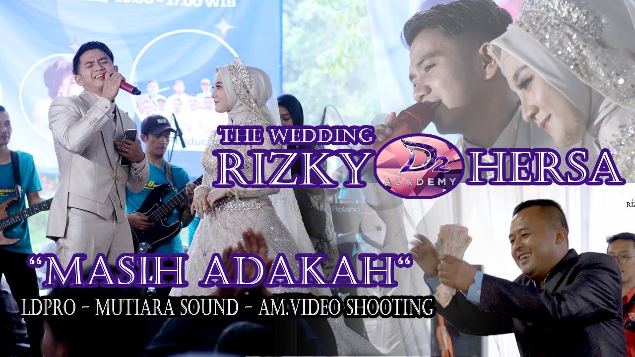 MOMEN ROMANTIS PERNIKAHAN RIZKI DA2 & HERSA | MENYANYIKAN LAGU - MASIH ADAKAH @ SUNTEN JAYA LEMBANG