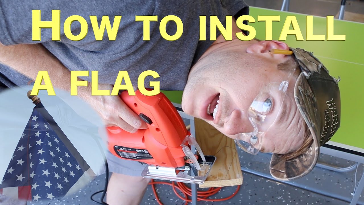 How to Install a Flag on the Outside of Your House