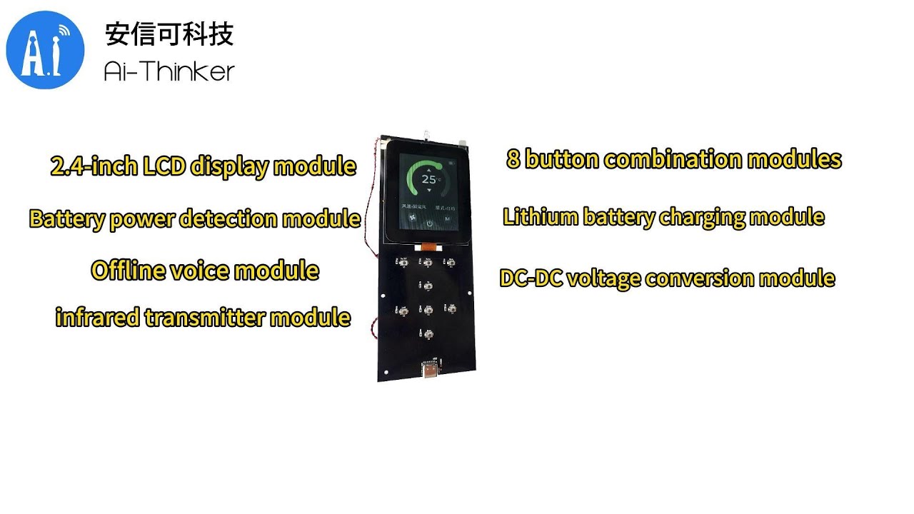 AI Thinker Air Conditioner Infrared Remote Control Voice Control