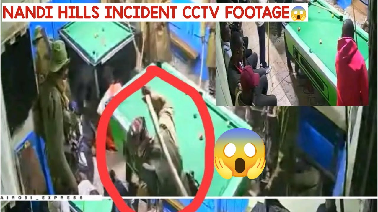 VIRAL NANDI HILLS INCIDENT😱 CCTV footage exposes police brutality insude a pool