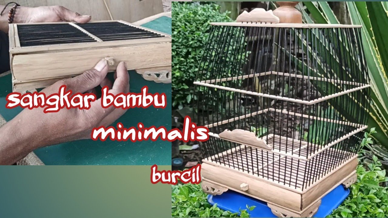 Cara membuat sangkar bambu