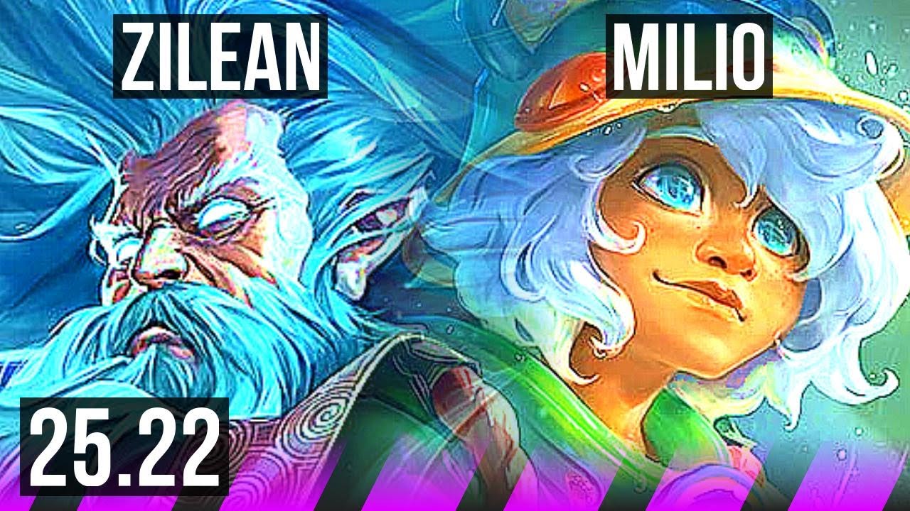 ZILEAN & Kog'Maw vs MILIO & Yunara (SUP) | EUW Grandmaster | 25.22