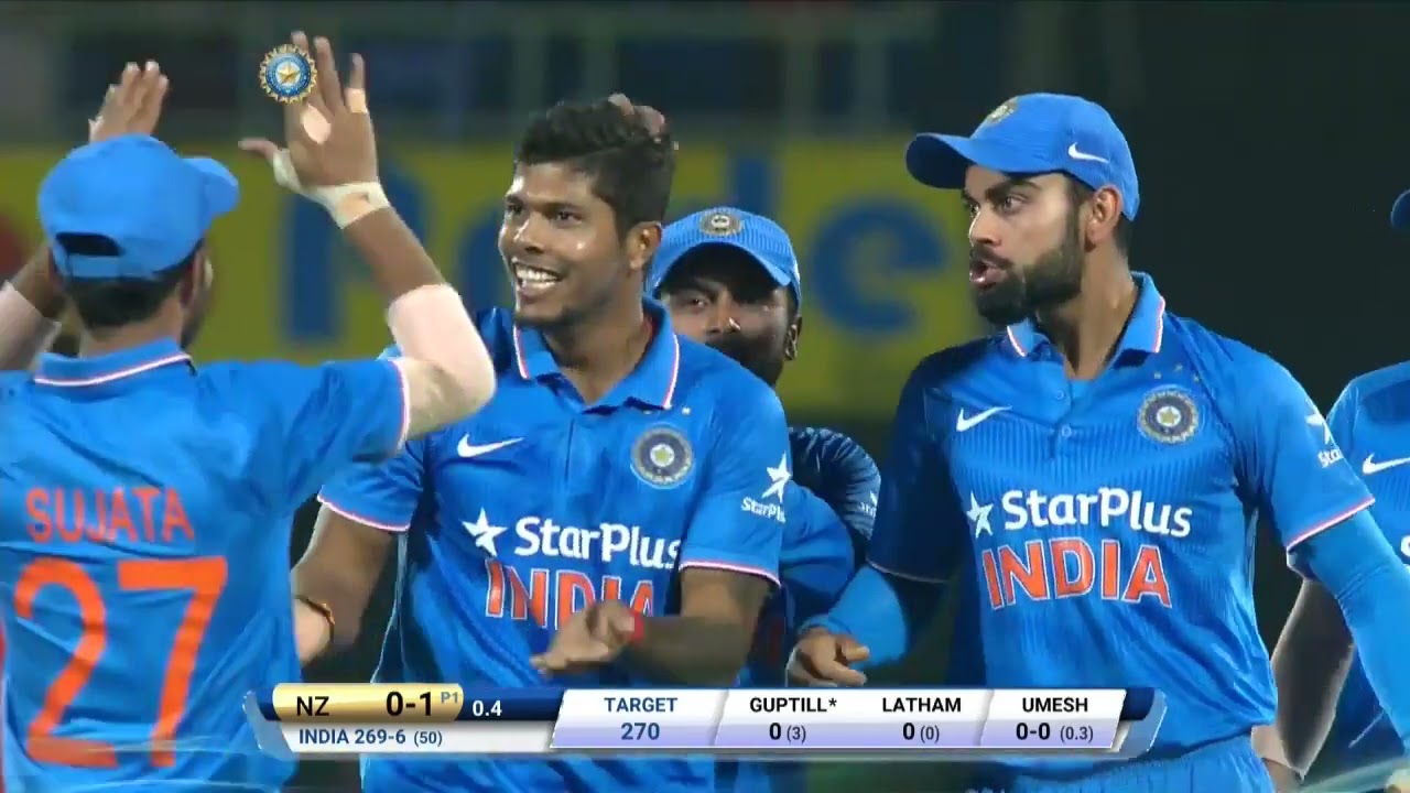 India vs New Zealand, 5th ODI at Visakhapatnam, Oct 29 2016 - Match Highlights