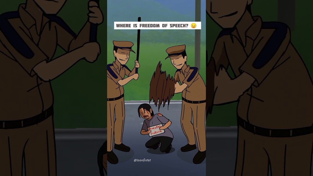 Freedom of Speech 😔 #cjp #students #india #protest