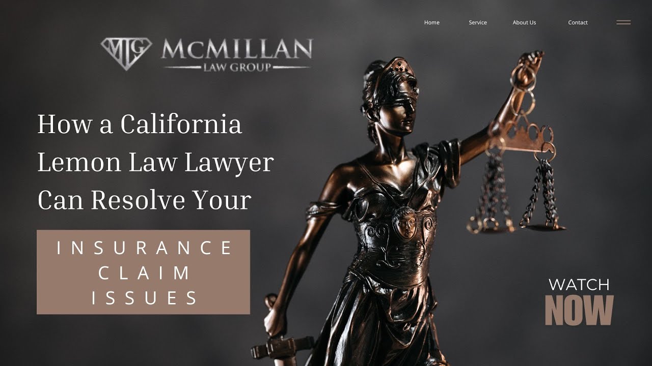 How a California Lemon Law Lawyer Can Resolve Your Insurance Claim Issues