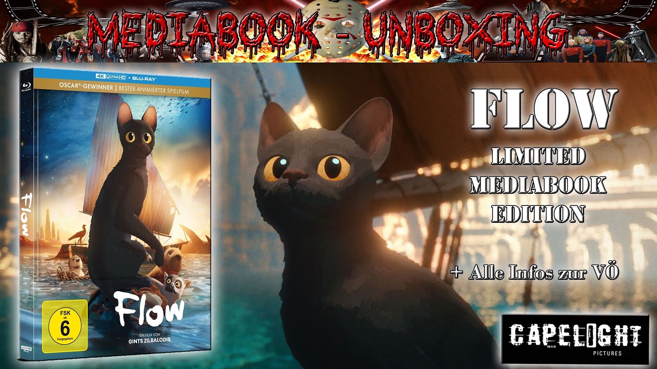 Unboxing - FLOW - 4K Mediabook von Capelight