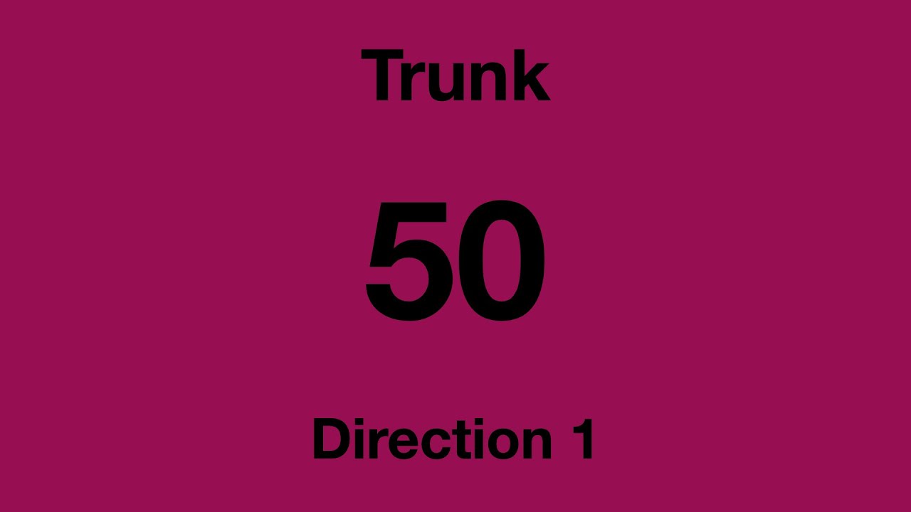 [SBS Transit] Trunk Bus Service 50 - Direction 1 Hyperlapse