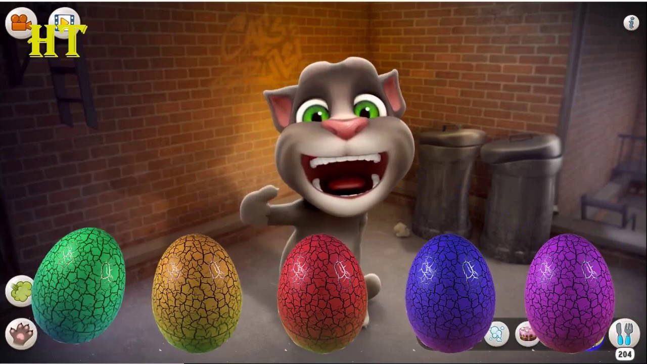 Learn Colors with My Talking Tom Colours for Kids Animation Education Cartoon Compilation P1