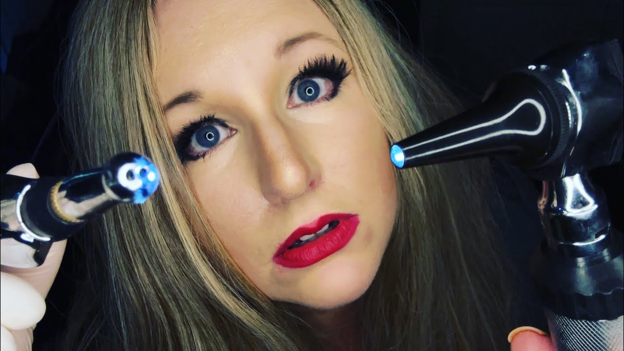 ASMR Ear Wax Removal | Gloves | Pen Light | Whispering