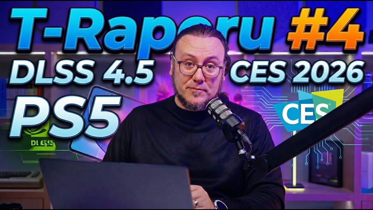 Haftanın teknoloji gündemi: T-Raporu #4 / DLSS 4.5, iPhone Fold Ekranı, CES 2026