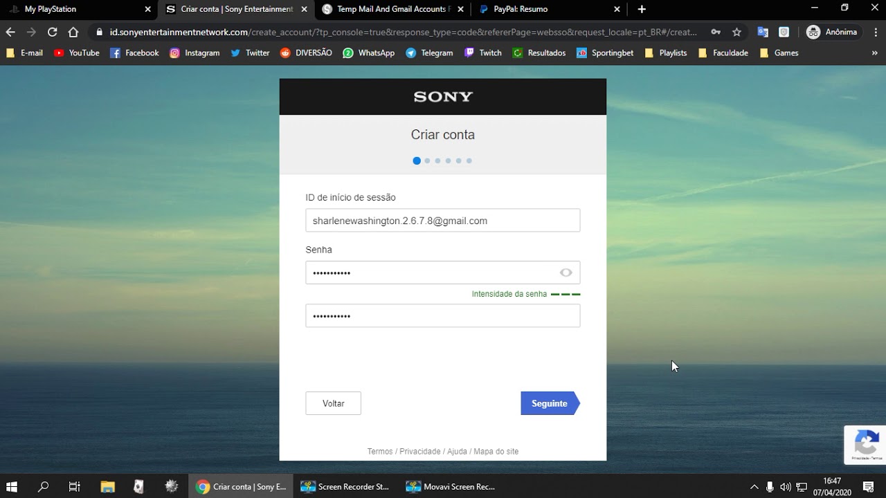 Tutorial - conta PS Now de gra&ccedil;a - Portugal