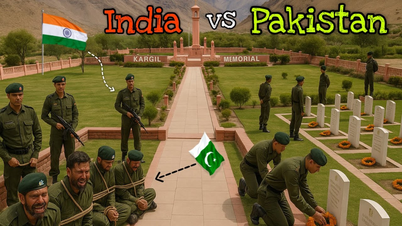 India 🇮🇳 Vs Pakistan 🇵🇰 | Kargil War Memorial - The Land Where Courage Lives Forever ❤️
