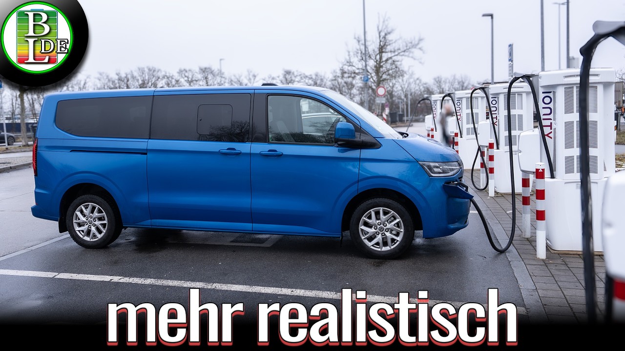 Volkswagen e-Caravelle Reichweitentest bei 110 km/h 🚐⚡ Winter-Autobahn & Realverbrauch
