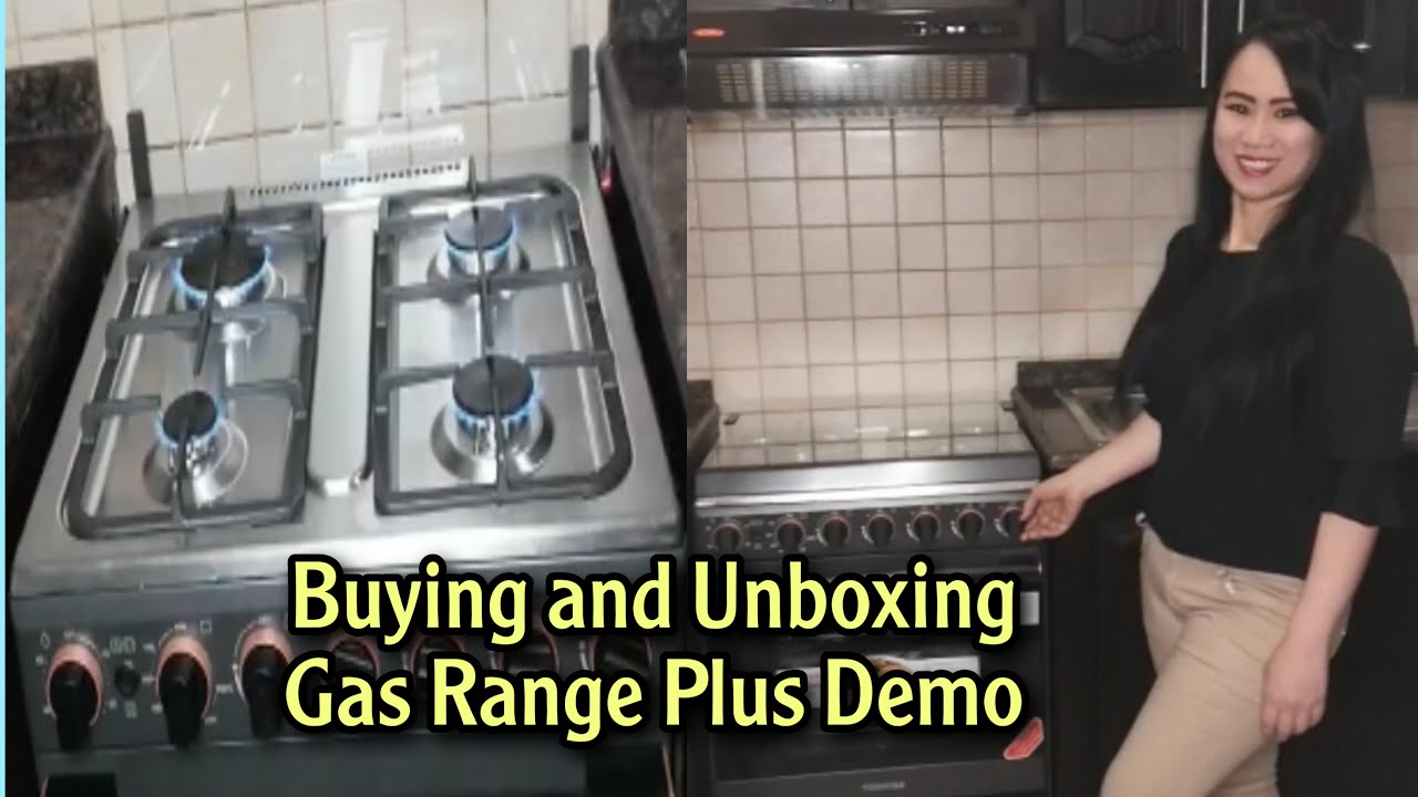 Покупка и распаковка газовой плиты Gas Range Plus Demo | Как пользоваться газовой горелкой Toshib...