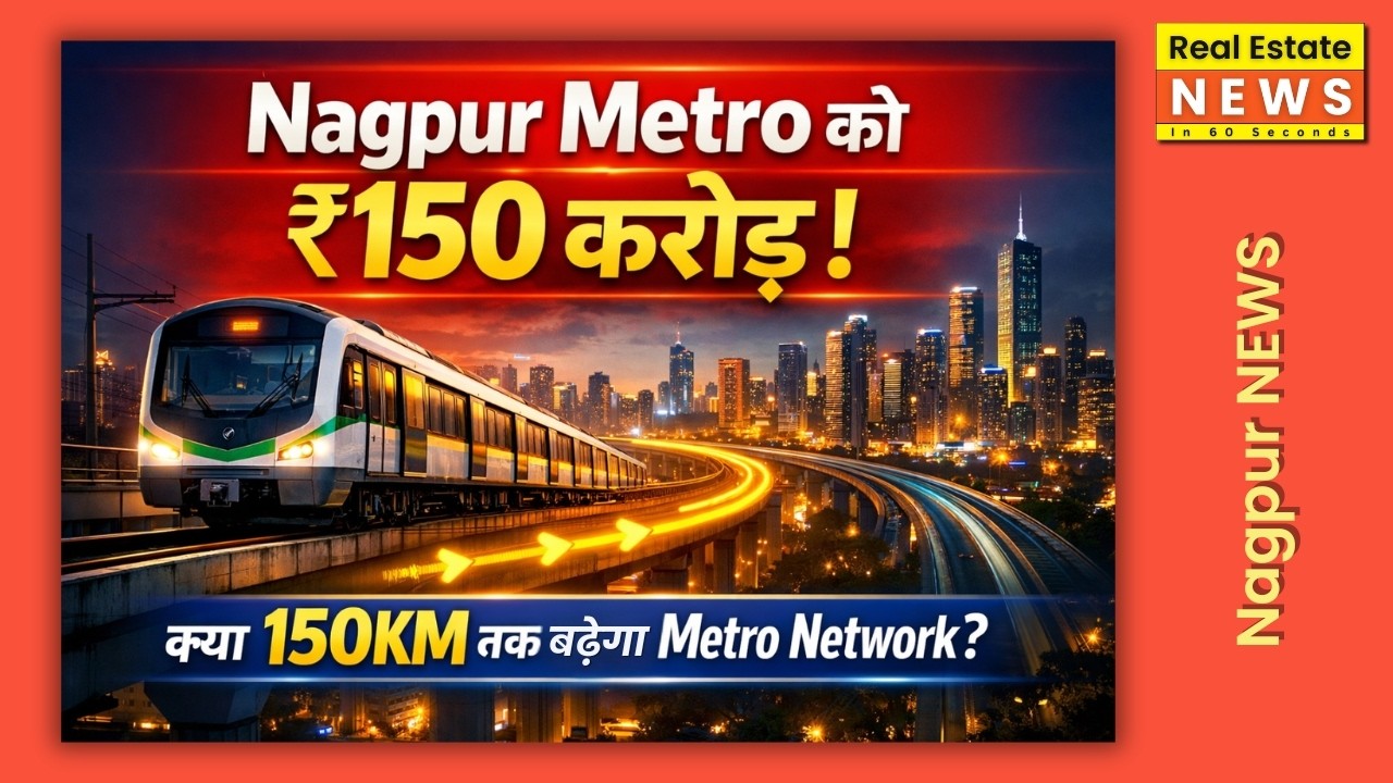 🚨 Nagpur Metro को ₹150 करोड़! क्या 150KM तक बढ़ेगा Metro Network?